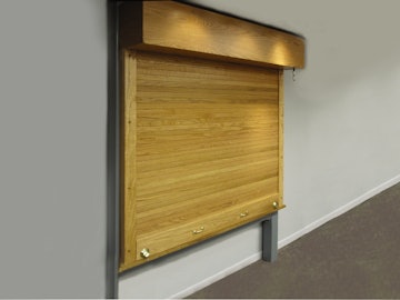 Wayne Dalton Wood Counter Extended Shutter