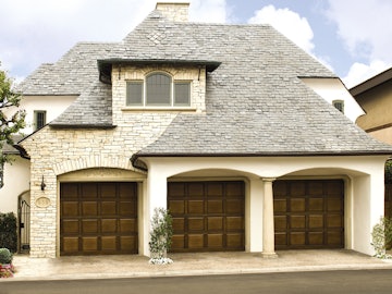 Wood 310-317 residential garage doors