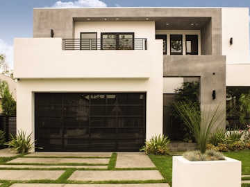 Modern Glass 8800 garage door