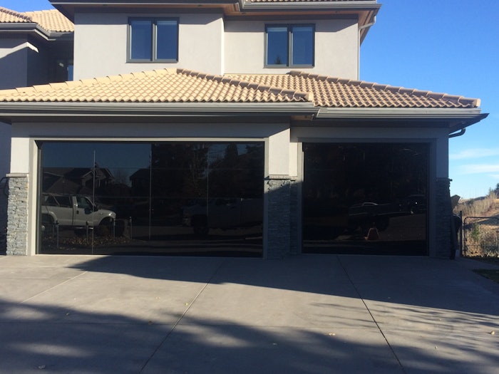 Luminous Garage Doors 8450 Modern Glass Garage Door 02