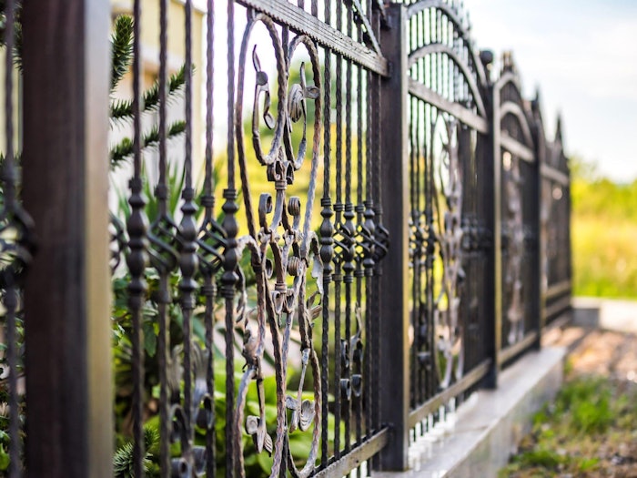 Wrought Iron Fence Min